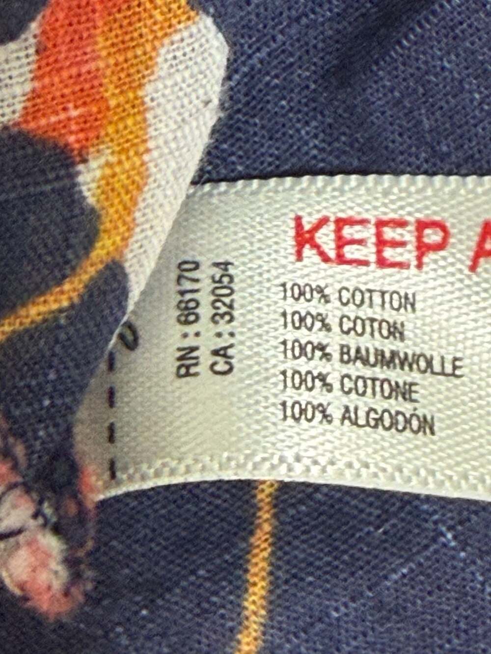 Strapless Navy Lifesaver Print Dress - Picture 10 of 11